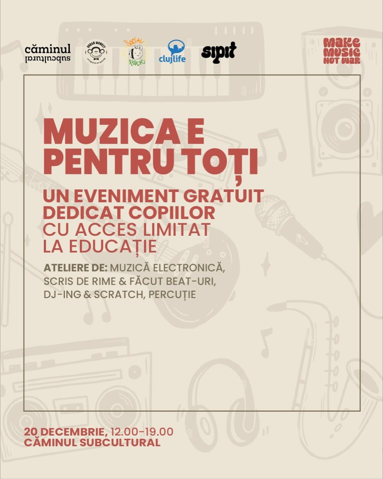 Afiș Muzica e pentru toți