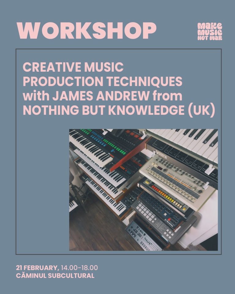 Afiș Creative Music Production Techniques